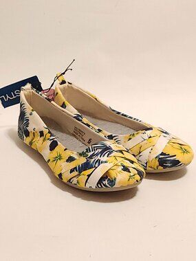 MY STYLE Women Flat Shoes Regular fit in Yellow Size 6 BNWT CHEERFUL Flats